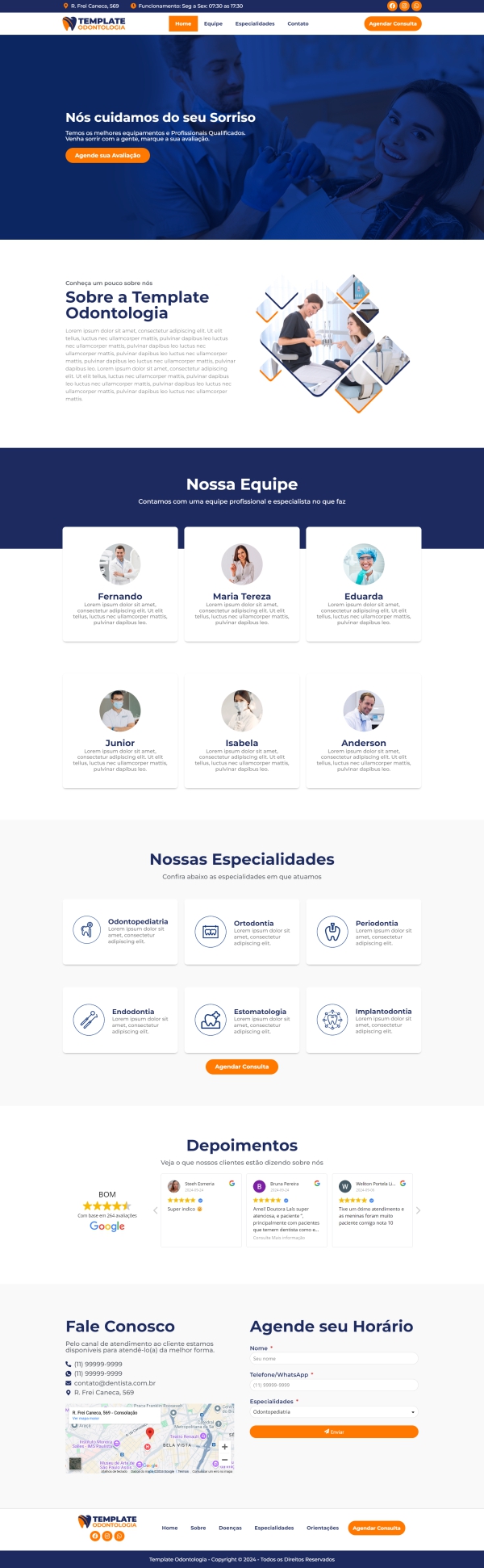 Template Dentista